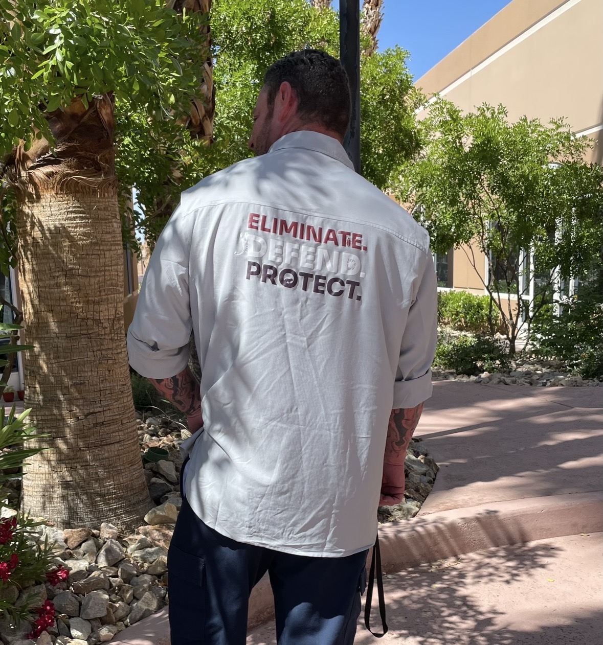 Arrow of Light company motto - Eliminate Defend Protect