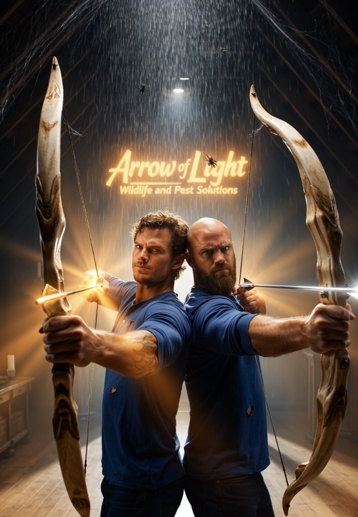 Arrow of Light — the brand mark with the brothers